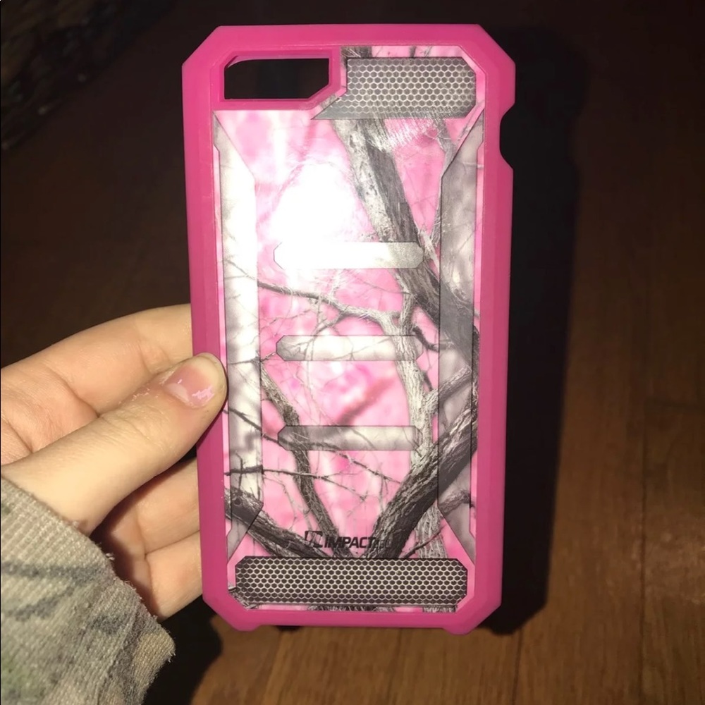 Pink camo Protective iPhone 6 case